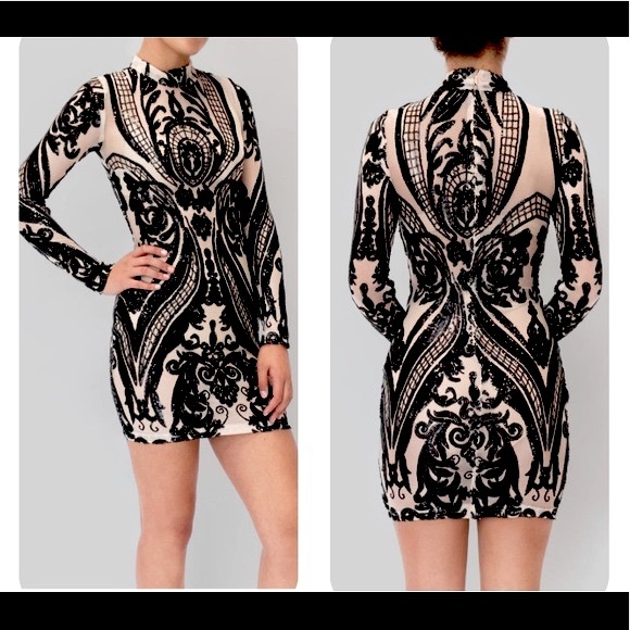 TRANSPARENT FITTED DRESS - Picture 8 of 8